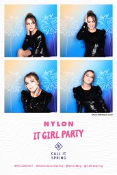 Bailee Madison, Liana Liberato and Haley Ramm – NYLON It Girl Party Photo Booth in Los Angeles 10/11/2018