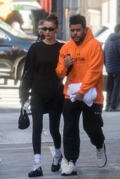 Bella Hadid and The Weeknd - Leaving a Restaurant in NYC 10/30/2018