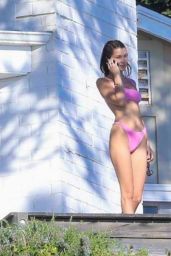 Bella Hadid in Bikini - Malibu 10/19/2018