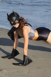 Blanca Blanco is Batwoman - Beach in Malibu 10/30/2018