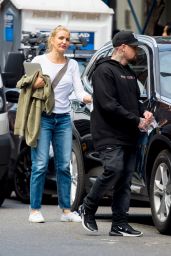 Cameron Diaz and Benji Madden in NYC 09/30/2018