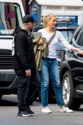 Cameron Diaz and Benji Madden in NYC 09/30/2018