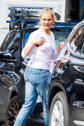 Cameron Diaz and Benji Madden in NYC 09/30/2018