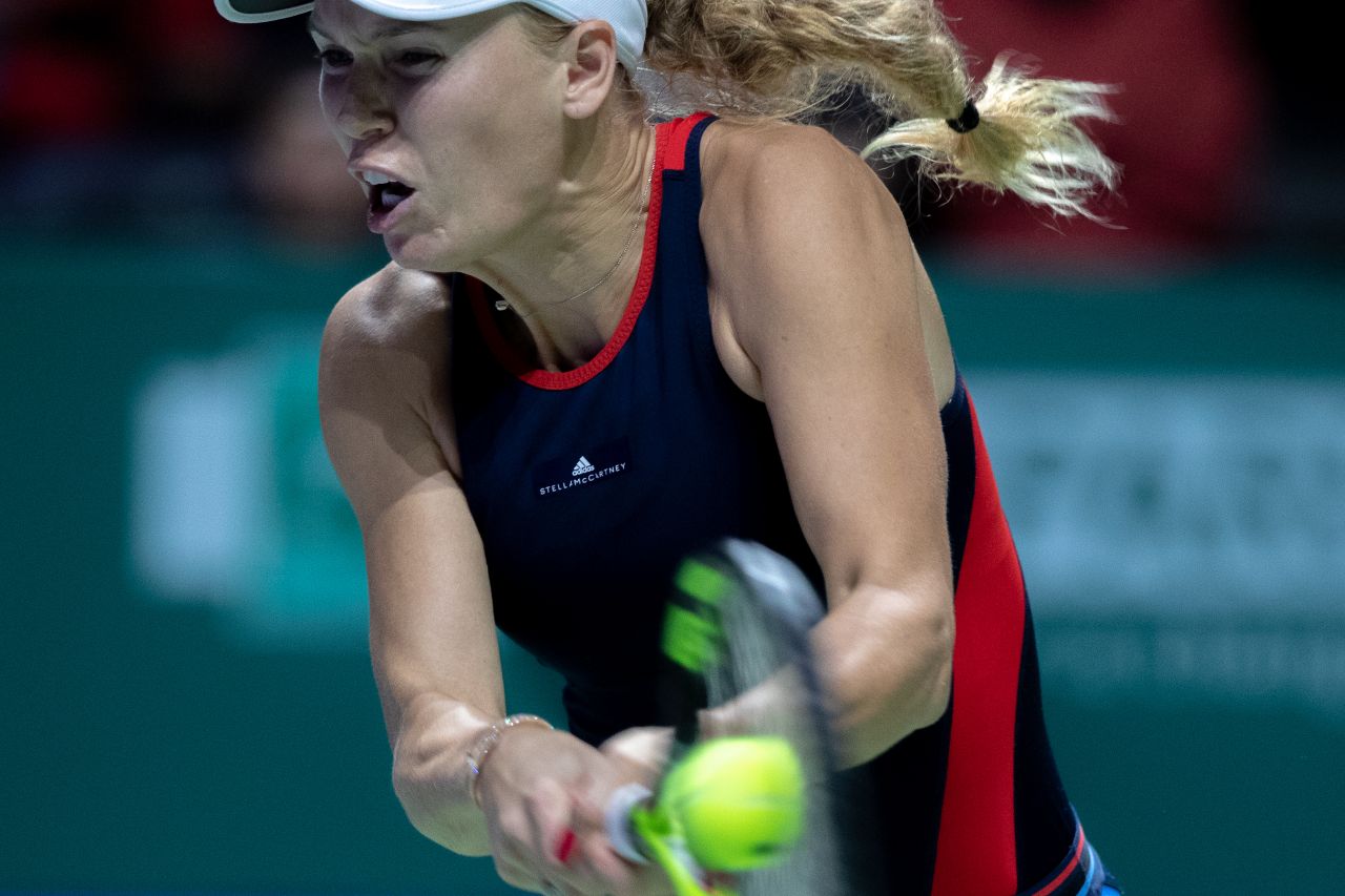 Caroline Wozniacki - 2018 BNP PARIBAS WTA Finals in Singapore 10/23