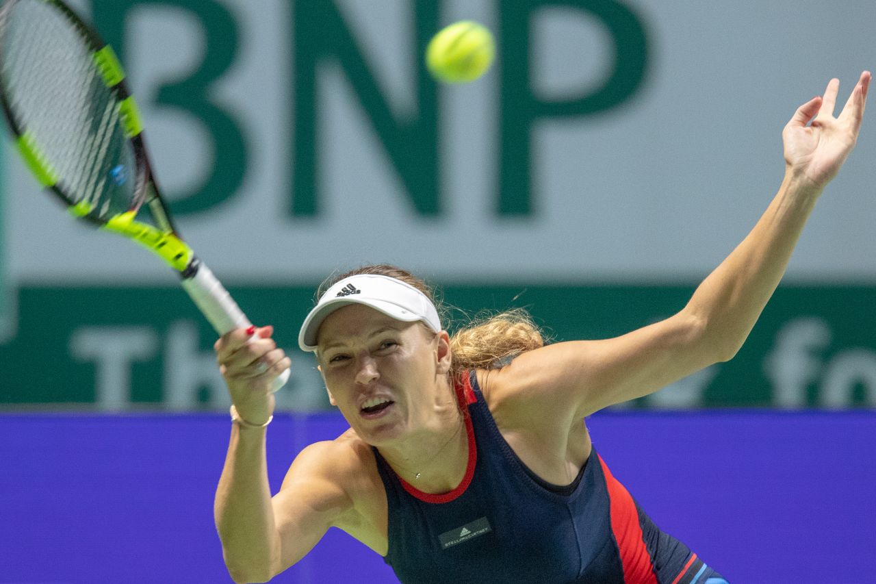 Caroline Wozniacki - 2018 BNP PARIBAS WTA Finals in Singapore 10/23