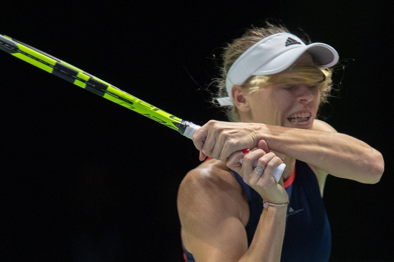 Caroline Wozniacki - 2018 BNP PARIBAS WTA Finals in Singapore 10/23