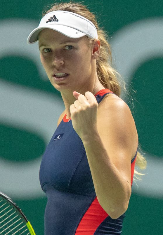 Caroline Wozniacki - 2018 BNP PARIBAS WTA Finals in Singapore 10/23/2018