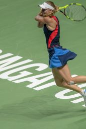 Caroline Wozniacki – 2018 BNP PARIBAS WTA Finals in Singapore 10/25/2018