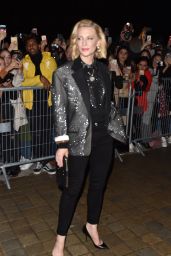 Cate Blanchett Arrives for the Louis Vuitton Fashion Show in Paris 10/02/2018