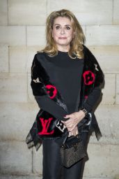 Catherine Deneuve – Louis Vuitton Show, Paris Fashion Week 10/02/2018