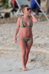 Coleen Rooney in Bikini on the Beach in Barbados 10/26/2018