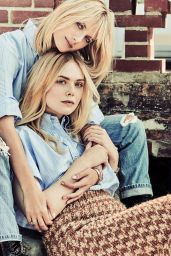 Elle Fanning and Mélanie Laurent - Madame Figaro October 2018