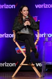 Ellen Page at the Netflix & Chills Panel, NYCC 2018