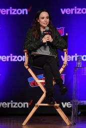 Ellen Page at the Netflix & Chills Panel, NYCC 2018