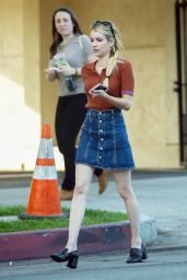 Emma Roberts Cute Street Style 10/22/2018