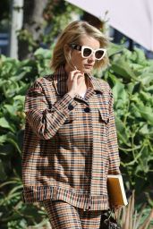 Emma Roberts - Leaving a Salon in Los Angeles 10/30/2018