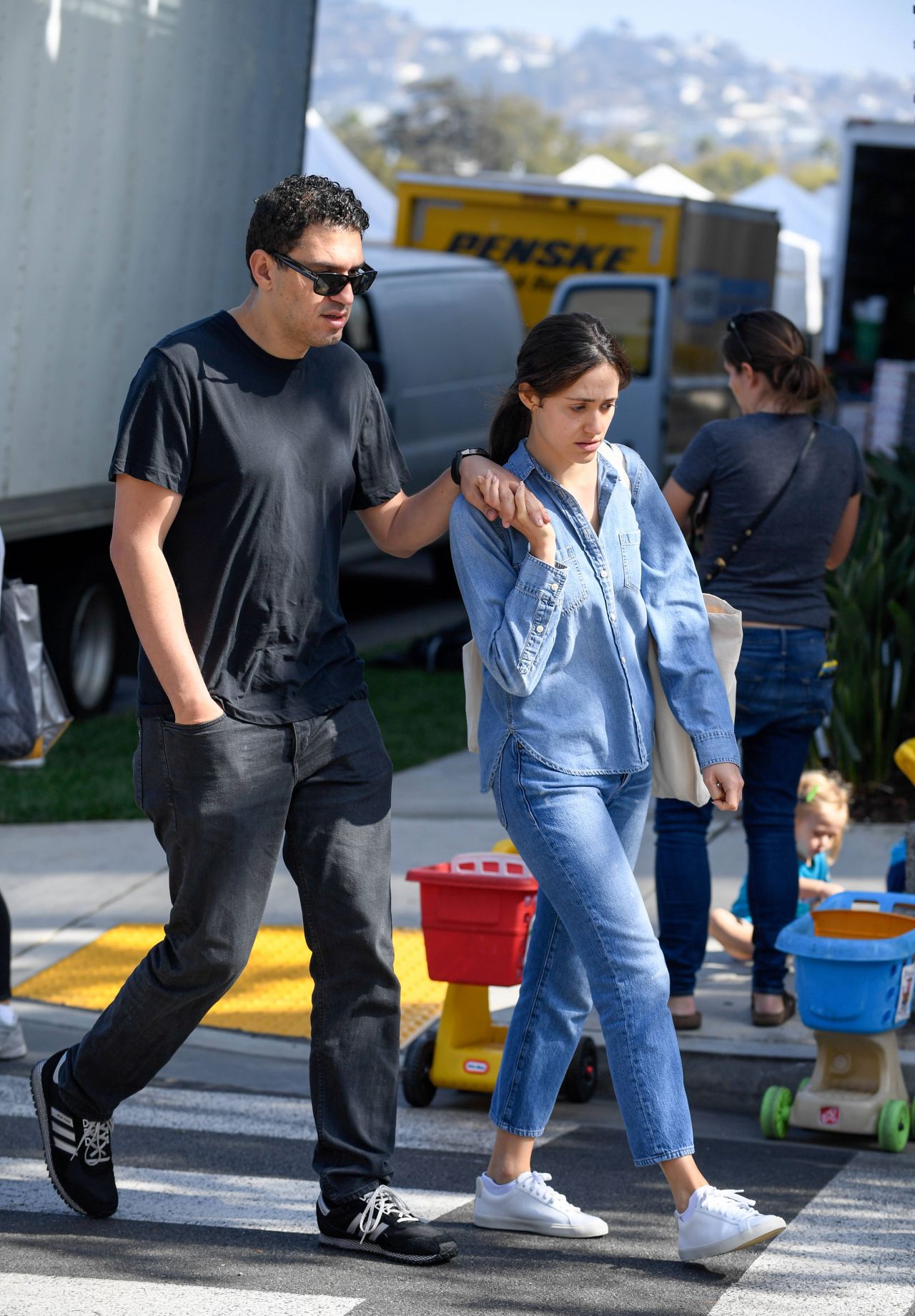 Emmy Rossum - Shopping at the Farmers Market in Beverly Hills 10/07