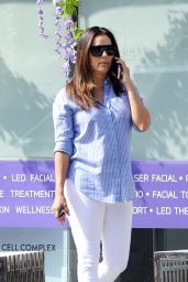 Eva Longoria at the Beauty Park in Brentwood 10/25/2018