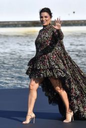 Eva Longoria Walks L’Oreal Fashion Show in Paris 09/30/2018
