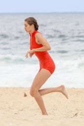 Gigi Hadid in Swimsuit - Photroshoot at the Beach of Ipanema in Rio de Janeiro