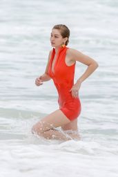 Gigi Hadid in Swimsuit - Photroshoot at the Beach of Ipanema in Rio de Janeiro