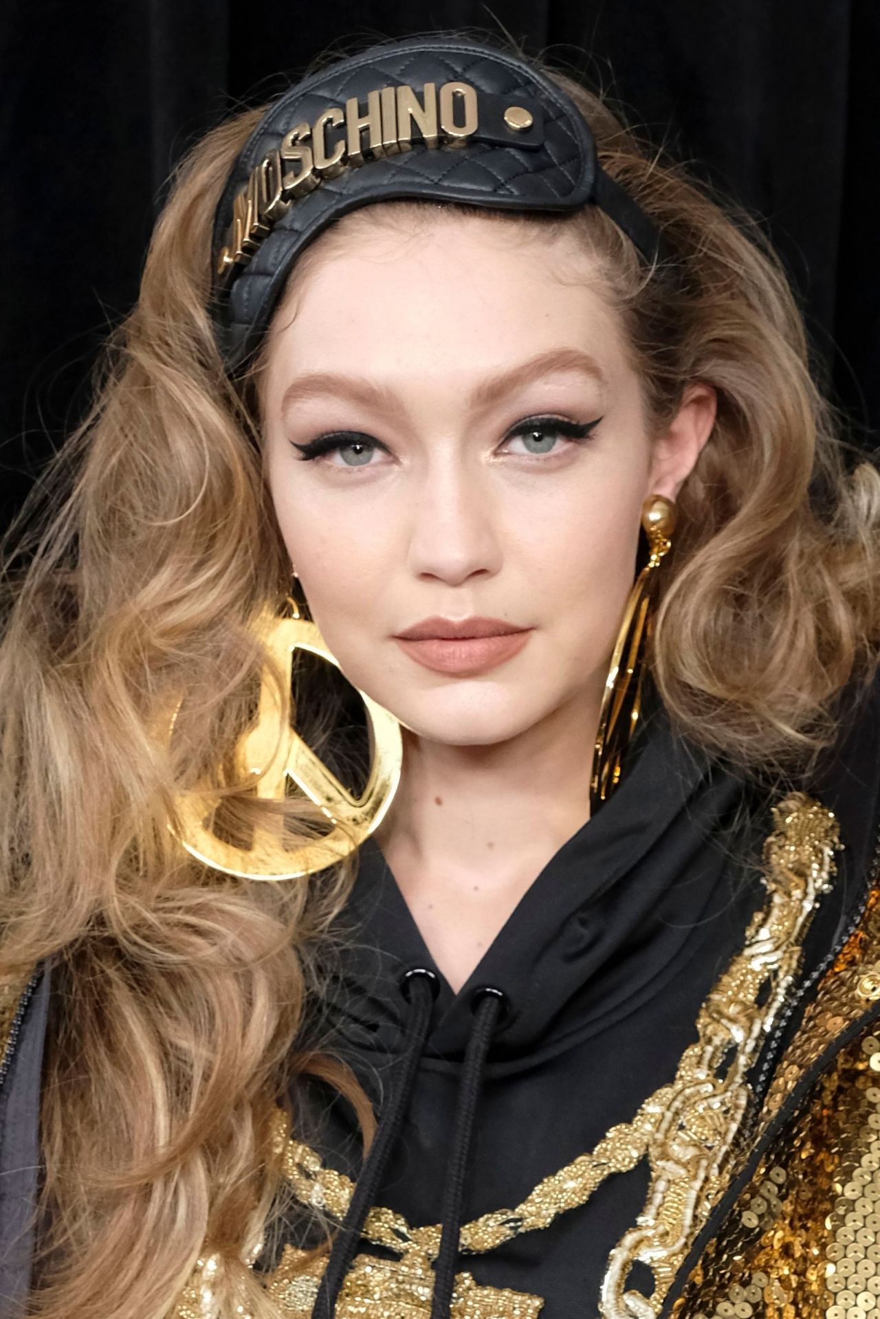 Gigi Hadid - Moschino x H&M Fashion Show in NYC 10/24/2018 • CelebMafia