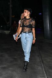 Halsey - Arriving at the Migos and Drake Concert in LA