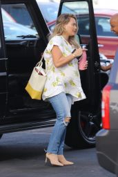 Hilary Duff - Arriving for an Appointment in LA 10/08/2018