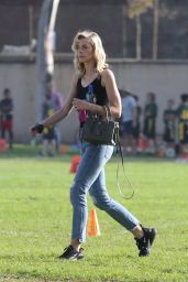 Jaime King - Taking Her Son to Soccer Practice in Culver City 10/29/2018