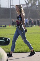 Jaime King - Taking Her Son to Soccer Practice in Culver City 10/29/2018