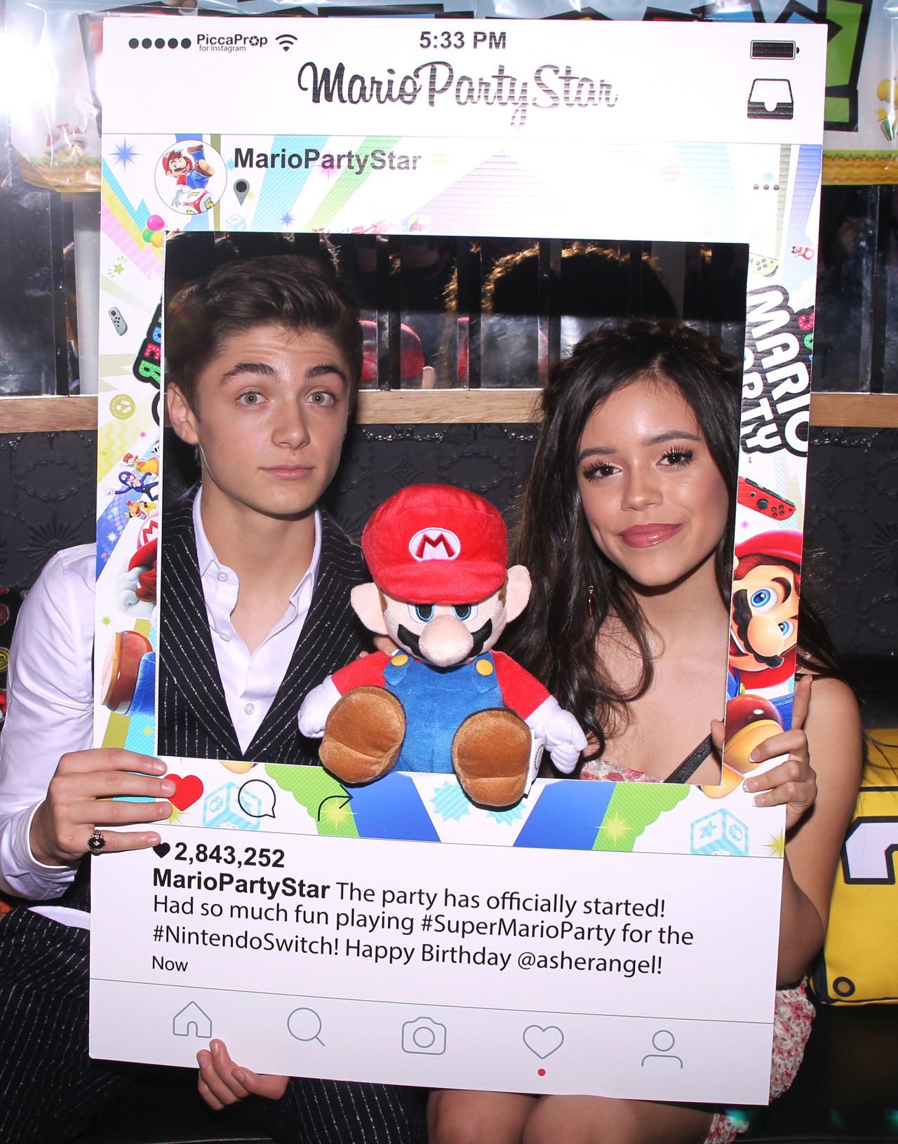 Jenna Ortega – Asher Angel 16th Birthday Party • CelebMafia