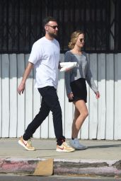 Jennifer Lawrence and Cooke Maroney Out in Los Angeles 10/29/2018