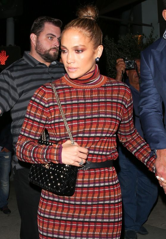 Jennifer Lopez - Osteria Mozza Restaurant in West Hollywood 10/20/2018 ...