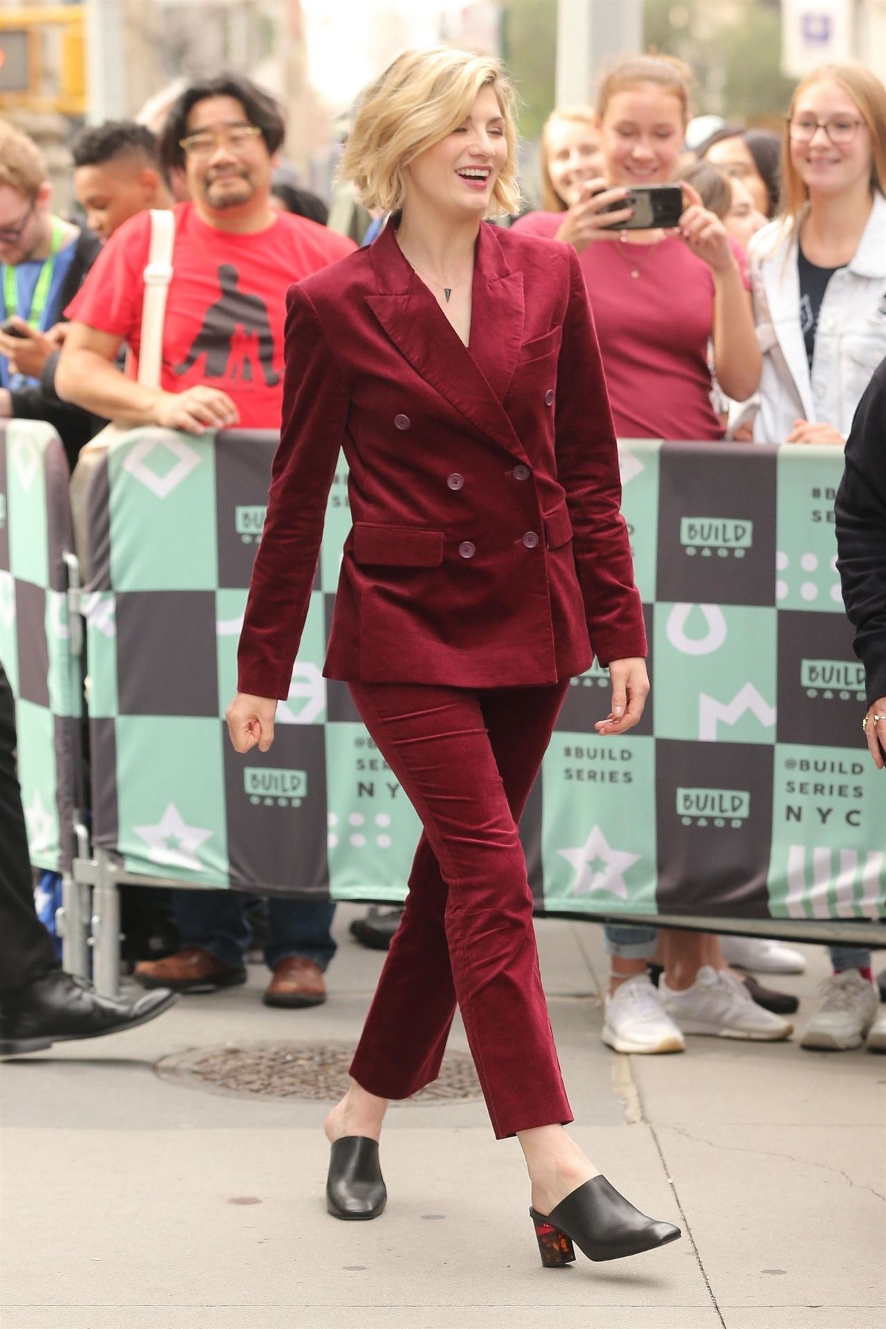 Jodie Whittaker - Leaves the BUILD Series in New York 10/05/2018