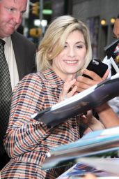 Jodie Whittaker - The Late Show With Stephen Colbert TV Show in NY 10/03/2018