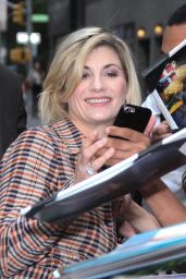 Jodie Whittaker - The Late Show With Stephen Colbert TV Show in NY 10/03/2018