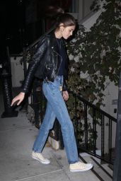 Kaia Gerber - Arrives for a Late Dinner at Bondst Japanese Restaurant in NYC 10/23/2018