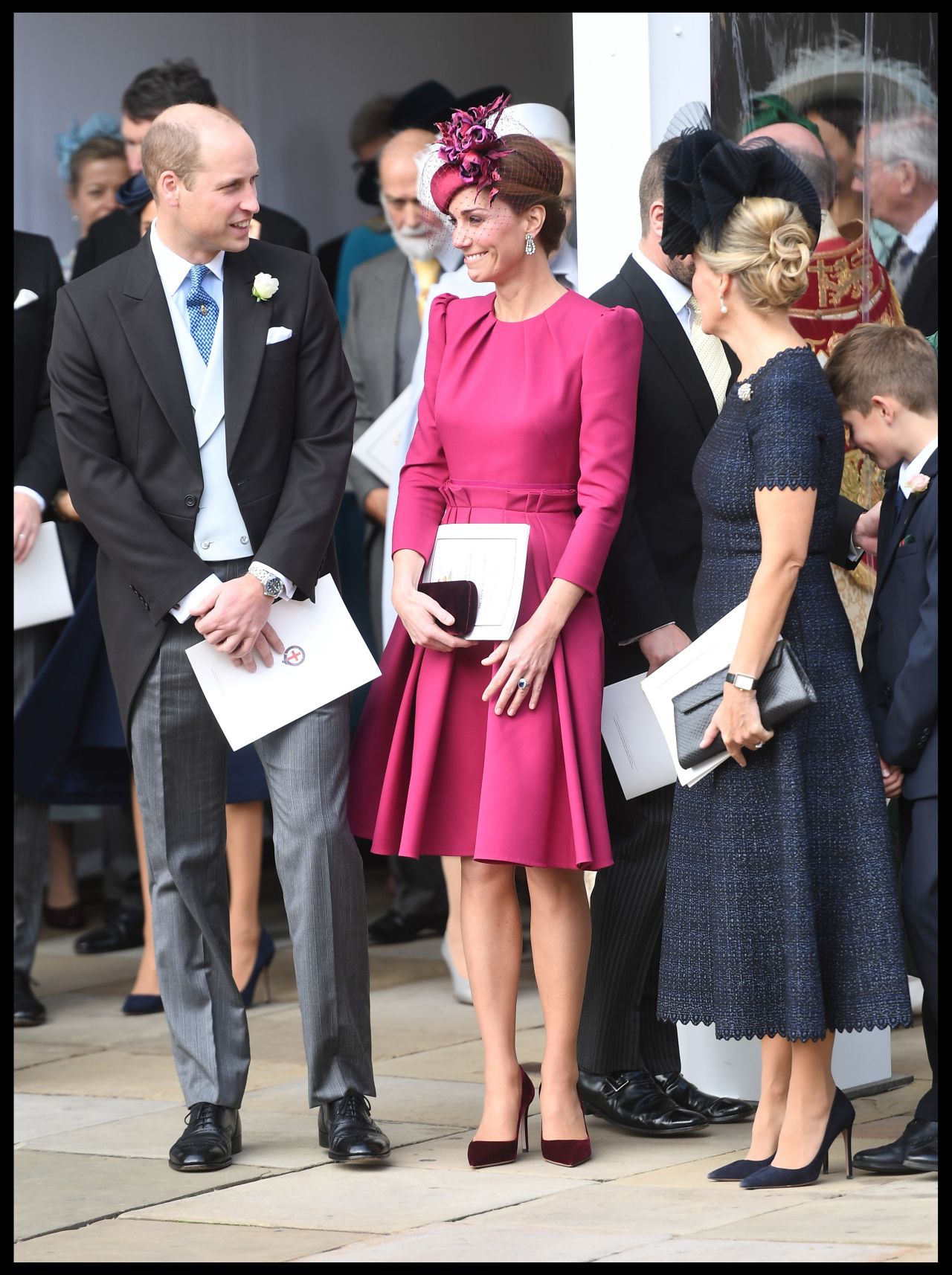 Kate Middleton and Prince William at the Wedding of Princess Eugenie of ...