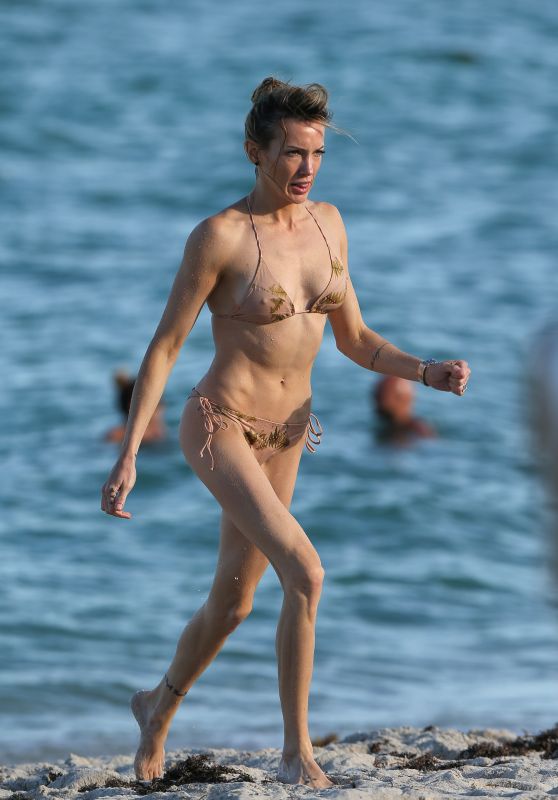 Katie Cassidy in Bikini at the Beach in Miami 10/24/2018