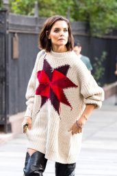 Katie Holmes Style and Fashion - NYC 10/10/2018