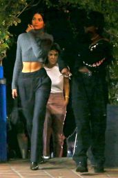 Kendall Jenner and Kourtney Kardashian at Pace Restaurant in LA 10/03/2018