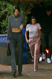Kendall Jenner and Kourtney Kardashian at Pace Restaurant in LA 10/03/2018