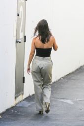 Kourtney Kardashian in Casual Outfit Outside a Studio in LA 10/01/2018