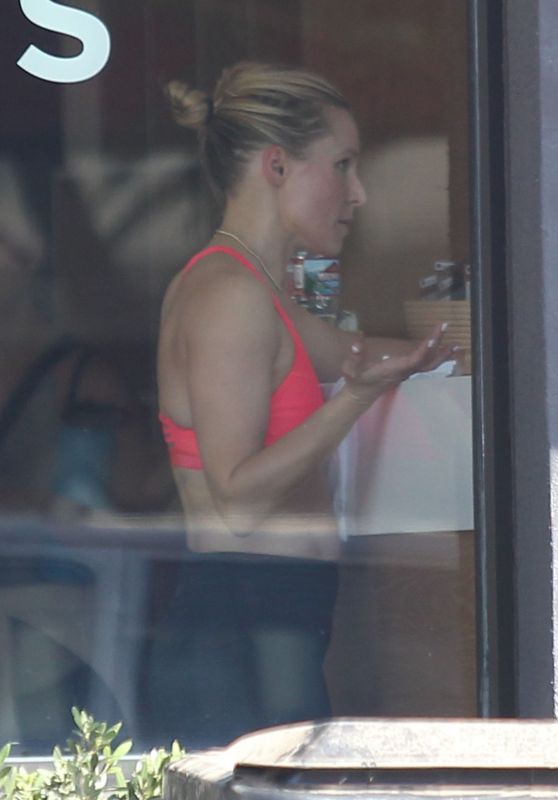 Kristen Bell at the Gym in LA 10/10/2018