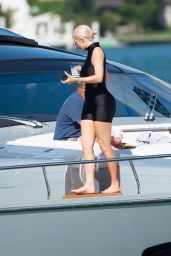 Kylie Jenner in Miami Beach on a Yacht 10/01/2018