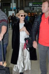 Kylie Minogue - Arriving at Dublin Airport 10/05/2018