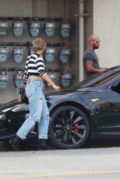 Leona Lewis at Cafe Gratitude in Los Angeles 10/06/2018