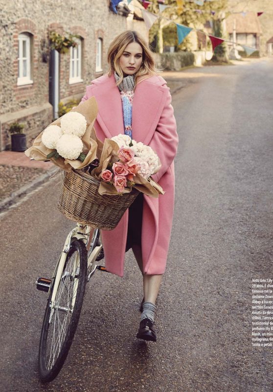 Lily James - Natural Style Magazine October 2018 Issue