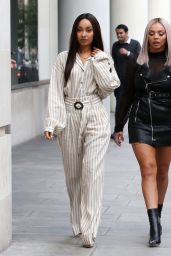 Little Mix Arriving at BBC Radio One in London 10/11/2018