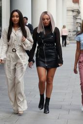 Little Mix Arriving at BBC Radio One in London 10/11/2018